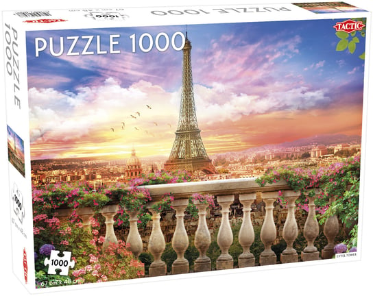 Tactic, puzzle, Around The World Eiffel Tower Paris, 1000 el. Tactic