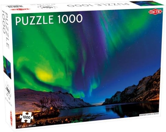 Tactic, puzzle, Around the World, Northern Stars, Northern Lights in Tromso, 1000 el. Tactic