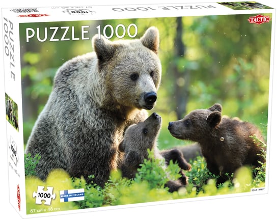 Tactic, puzzle, Bear Family (Niedźwiadki) 58679, 1000 el. Tactic