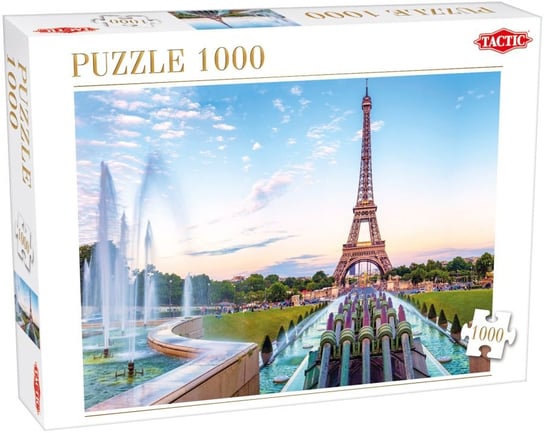 Tactic, puzzle, Eiffel Tower, 1000 el. Tactic
