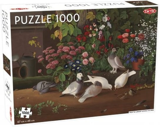 Tactic, puzzle, Flowers and Birds, 1000 el. Tactic