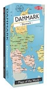 Tactic, puzzle, Mapy świata: Dania, 1000 el. Tactic