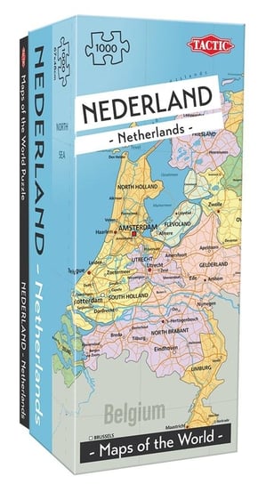 Tactic, puzzle, Mapy świata: Holandia, 1000 el. Tactic