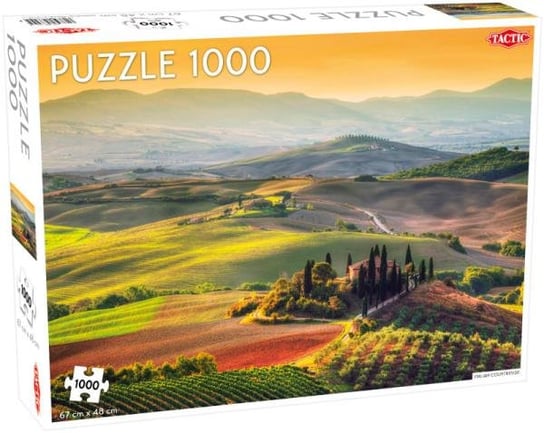 Tactic, puzzle, panoramiczne, Italian Countryside, Tuscany, 1000 el. Tactic