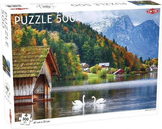 Tactic, puzzle, panoramiczne, Swans on a Lake, 1000 el. Tactic
