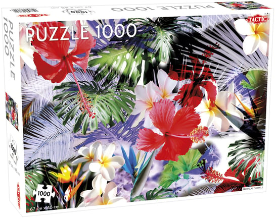 Tactic, puzzle, Tropical Florals , 1000 el. Tactic
