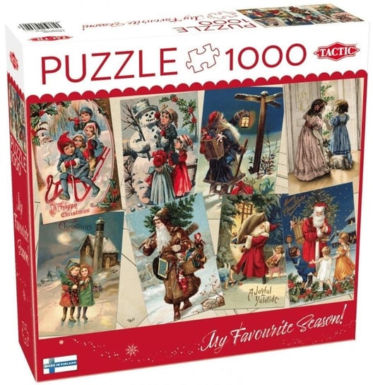 Tactic, puzzle, Vintage Christmas Cards, 1000 el. Tactic