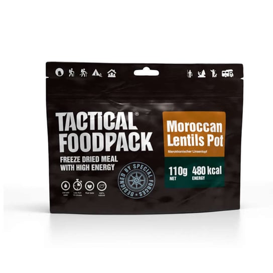 Tactical Foodpack Danie Liofilizowane Duszona Soczewica po Marokańsku TACTICAL FOODPACK