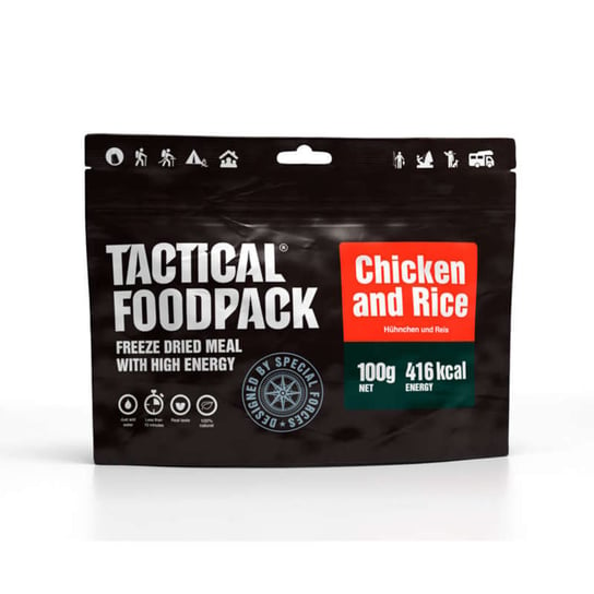 Tactical Foodpack Danie Liofilizowane Kurczak z Ryżem TACTICAL FOODPACK