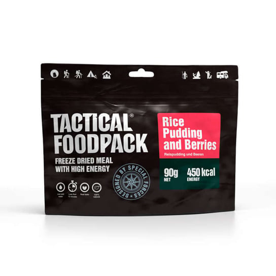 Tactical Foodpack Danie Liofilizowane Pudding Ryżowy z Malinami TACTICAL FOODPACK