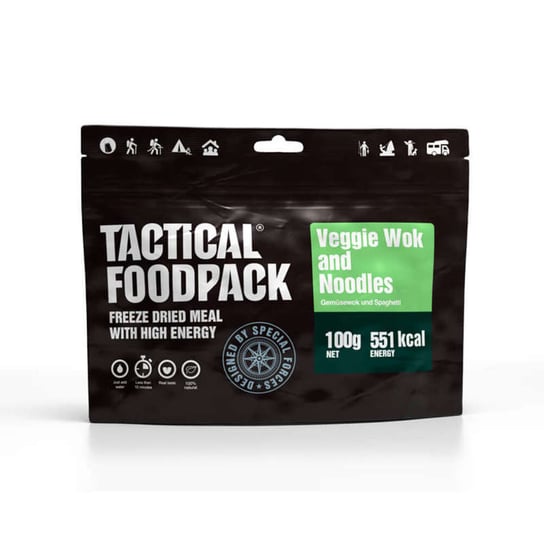 Tactical Foodpack Danie Liofilizowane Wegański Wok z Makaronem TACTICAL FOODPACK
