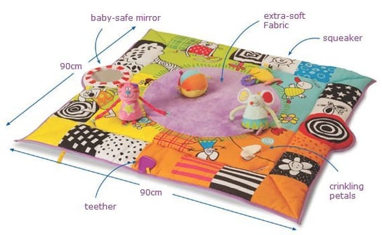 Taf Toys, mata interaktywna dla niemowląt Mały odkrywca Taf Toys