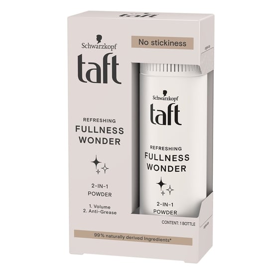 Taft Fullness Wonder 2w1 puder do włosów nadający objętość i odświeżenie 10g Taft
