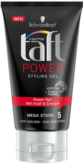 Taft Kofeina Żel do Włosów Mega Stark 30ml DE Taft