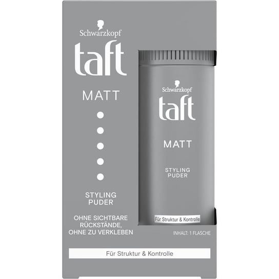 Taft Powder Styling, Puder matowy do stylizacji włosów, 10 g Taft