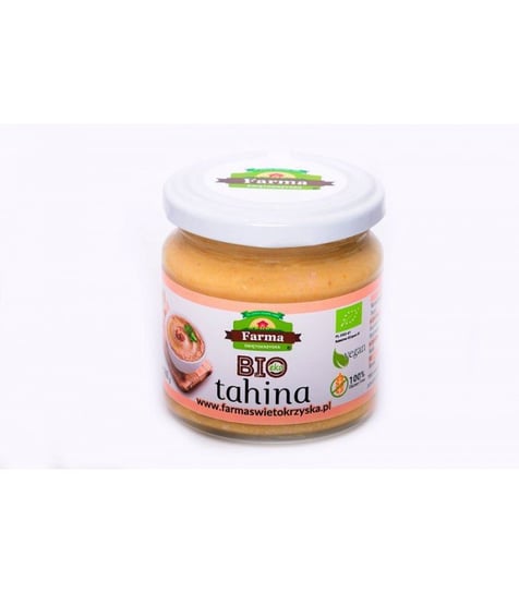 Tahina, pasta z nasion sezamu, BIO, 160 g, Farma Świętokrzyska FARMA ŚWIĘTOKRZYSKA