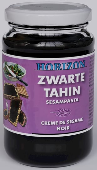 Tahini Czarne (Pasta Sezamowa Z Czarnego Sezamu) Bezglutenowe Bio 350 G - Horizon Horizon