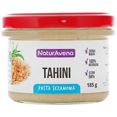 Tahini pasta sezamowa NATURAVENA, 185 g Naturavena