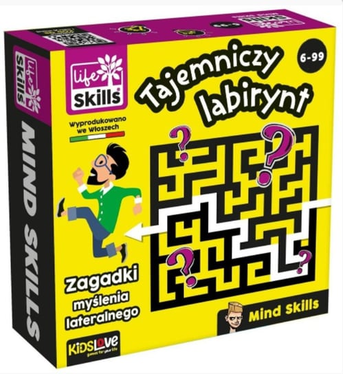 Tajemniczy Labirynt Mind Skills, gra edukacyjna,Lisciani Lisciani