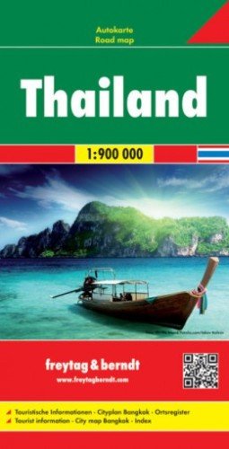 Tajlandia. Mapa 1:900 000 Opracowanie zbiorowe