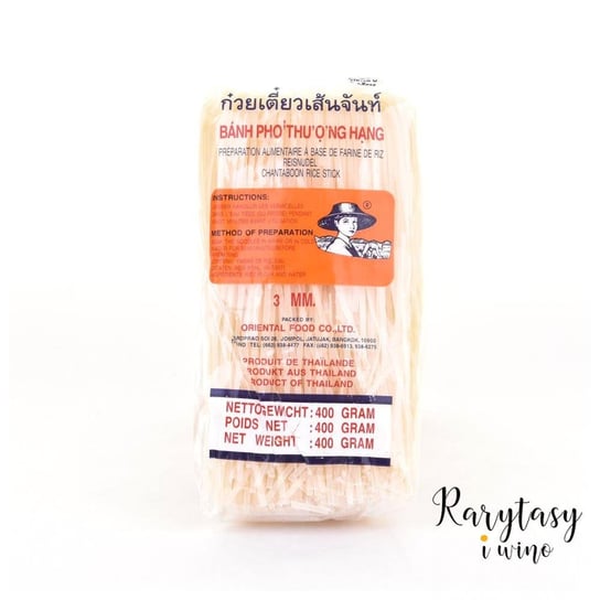 Tajski Makaron Ryżowy 3mm "Rice Sticks 3mm" 400g Farmer Brand Farmer