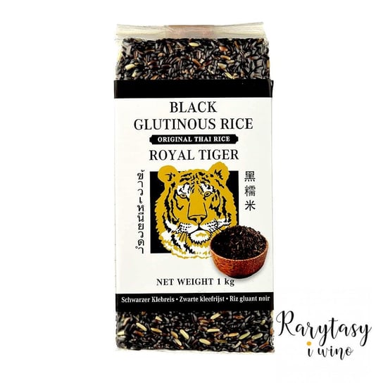 Tajski Ryż Czarny Kleisty Premium "Black Glutinous Rice | Original Thai Rice" 1kg Royal Tiger Royal Tiger