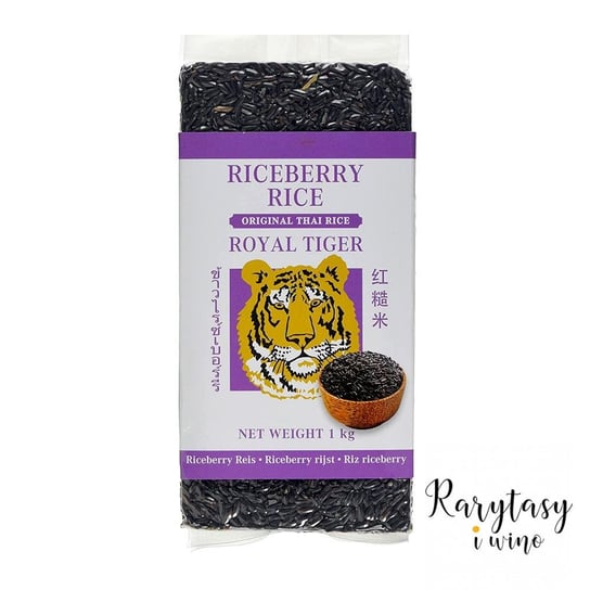 Tajski Ryż Fioletowy Riceberry Premium "Riceberry Rice | Original Thai Rice" 1kg Royal Tiger Royal Tiger