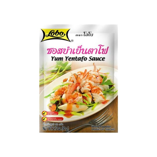 Tajski Słodko-Kwaśny Sos Yum Yentafo z Tofu "Yum Yentafo Sauce" 60g Lobo Inna marka