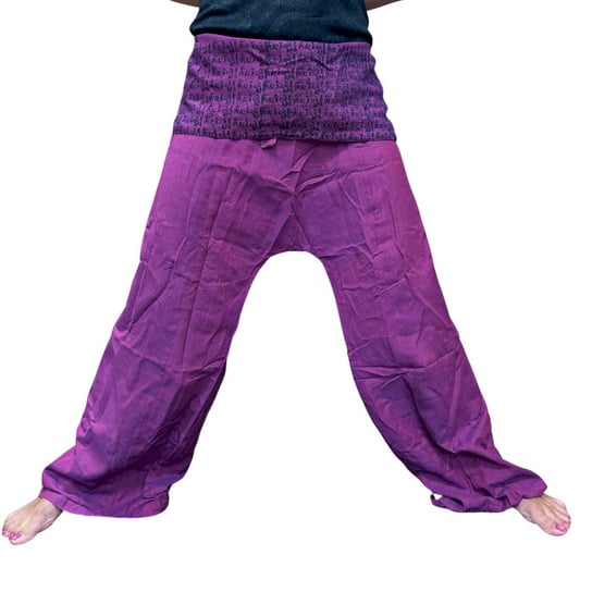 Tajskie Spodnie – Mantra Mandala Fioletowe AWGifts