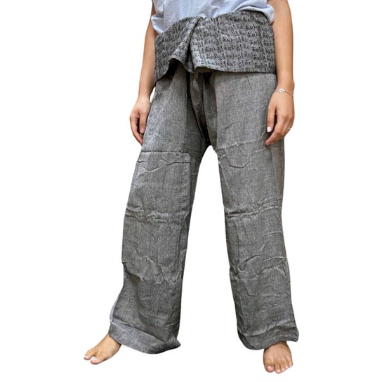 Tajskie Spodnie – Mantra Mandala Szare AWGifts