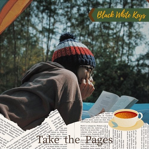 Take the Pages Black White Keys