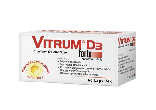 Takeda Pharma, Vitrum D3 Forte, Suplement diety, 60 kaps. Takeda Pharma