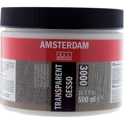 Talens Amsterdam Gesso grunt akryl 500ml Transp Talens