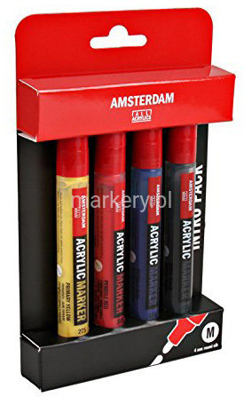 Talens Amsterdam Reflex Acrylic Markery 4kolx5mm Talens