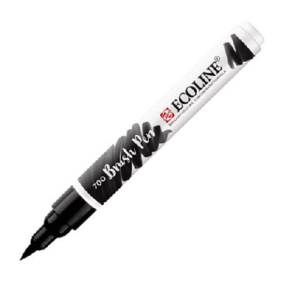 Talens Ecoline Brush Pen Marker 700 Black Talens