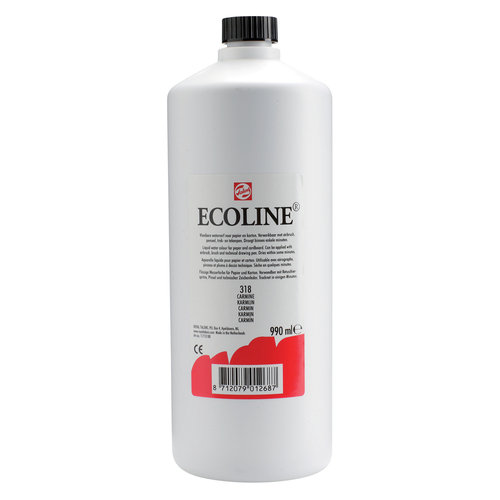 Talens Ecoline farba akwarel płyn 1l 318 carmine Talens