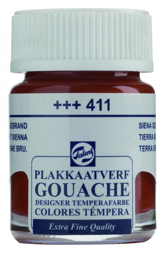 Talens Gouache Extra Fine Farba 16ml 411 BurntSien Talens