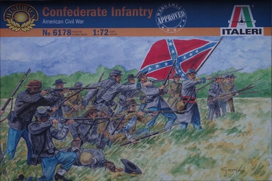 taleri 6178 Confederate Infantry [Civil War] 1:72 Italeri