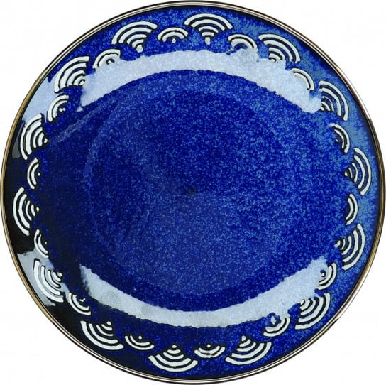 talerz boczny Satori 22 cm porcelana niebieska 6 szt TWM