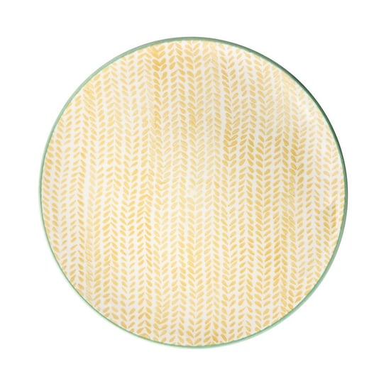 Talerz ceramiczny SECRET DE GOURMET Naples, żółty, 22,5 cm Secret de Gourmet