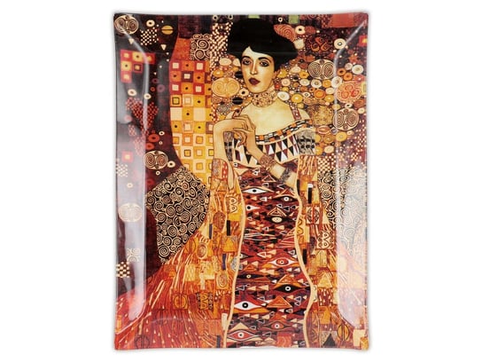 Talerz dekoracyjny - G. Klimt, Adela 32x24cm /box Hanipol