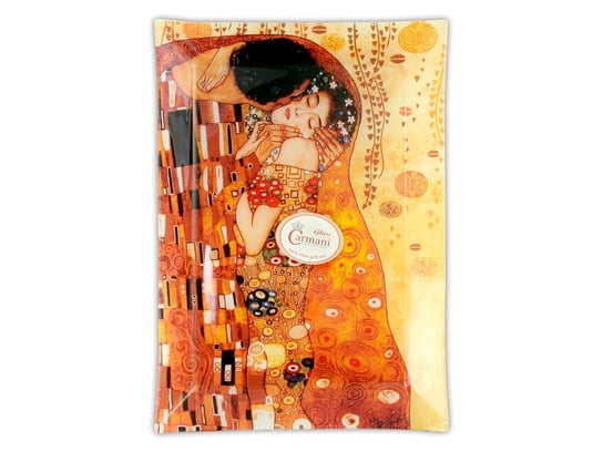 Talerz dekoracyjny - G. Klimt, Pocałunek 28x20cm Hanipol