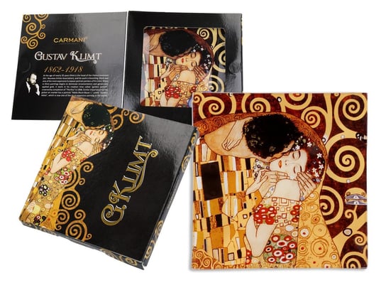 Talerz dekoracyjny - G. Klimt - Pocałunek Carmani