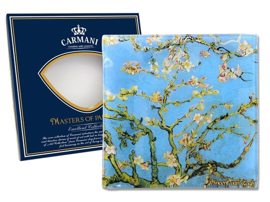 Talerz dekoracyjny V. van Gogh - Kwitnący migdałowiec /box Carmani
