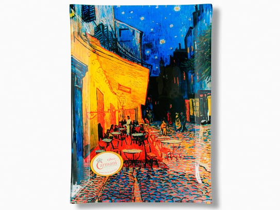 Talerz dekoracyjny - V. van Gogh, Taras kawiarni w nocy 16x30cm Hanipol