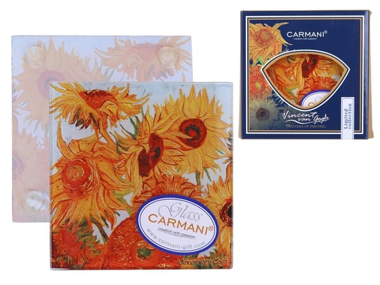 Talerz dekoracyjny - Vincent van Gogh - Słoneczniki Carmani