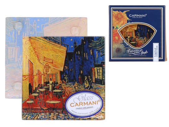 Talerz dekoracyjny - Vincent van Gogh - Taras kawiarni noc?? Carmani