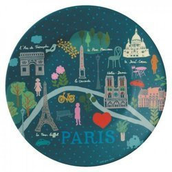 Talerz Deserowy Fi 20 Cm Paryż Emilii Petit Jour Paris Petit Jour Paris