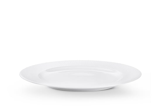 Talerz deserowy LARIS biały / Ø21 / ceramika Konsimo