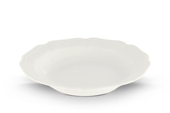 Talerz głęboki AVENA kremowy / Ø21,5 / porcelana Konsimo